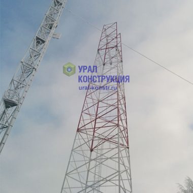 Монтаж антенной опоры АО-70